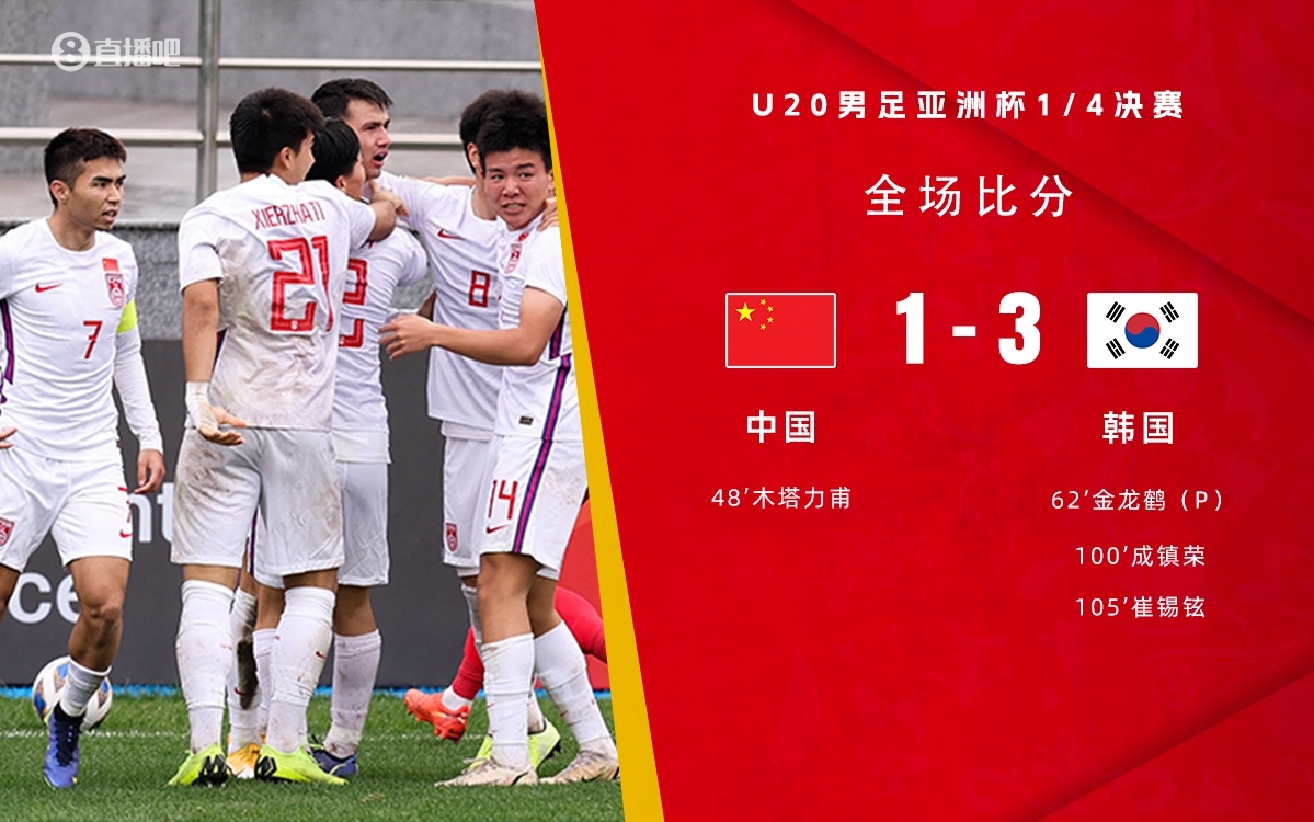  復(fù)仇！U22國足絕殺復(fù)仇韓國，2年前U20亞洲杯加時(shí)憾負(fù)無緣世青賽