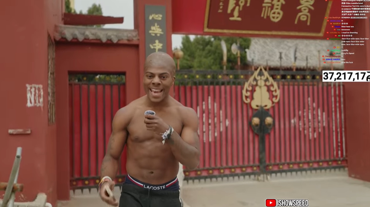  光頭造型！Speed中國(guó)行來到鄭州少林寺，上香拜佛學(xué)功夫